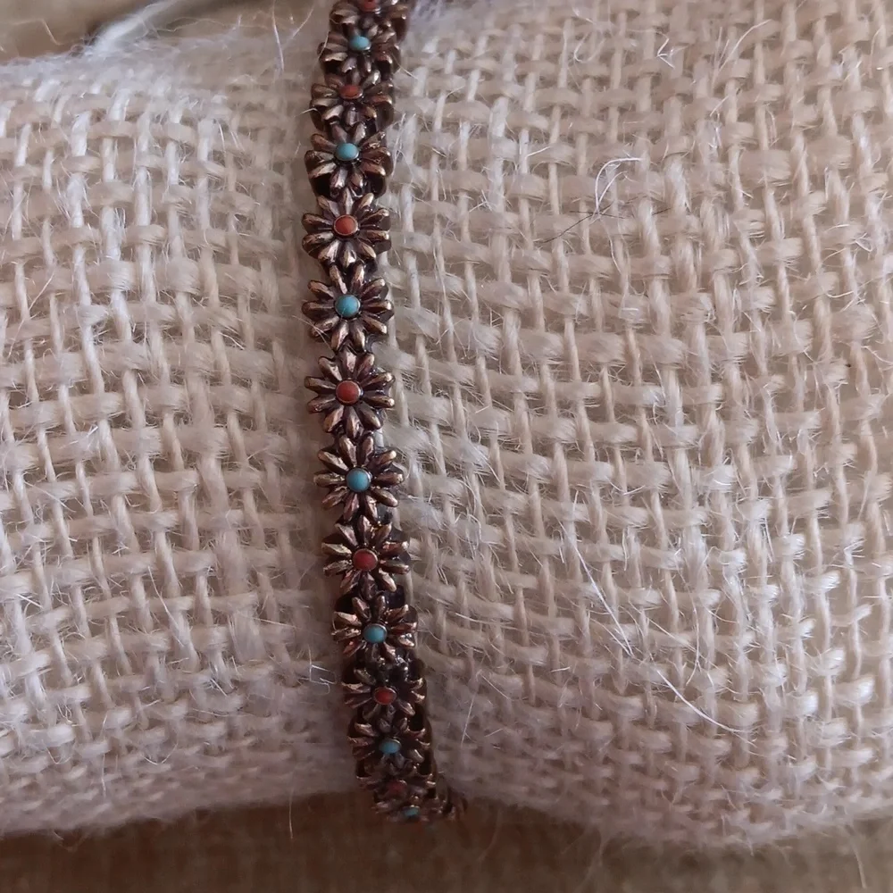 Lucky Brand Gold and Silver Tone Bangle Bracelet